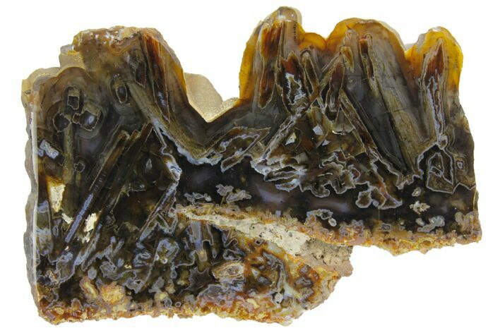 Polished Turkish Stick Agate Slab - Turkey #141186